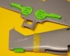 Omask 748106 LAGG-3 wheel bay plugs (for Zvezda) 1/48